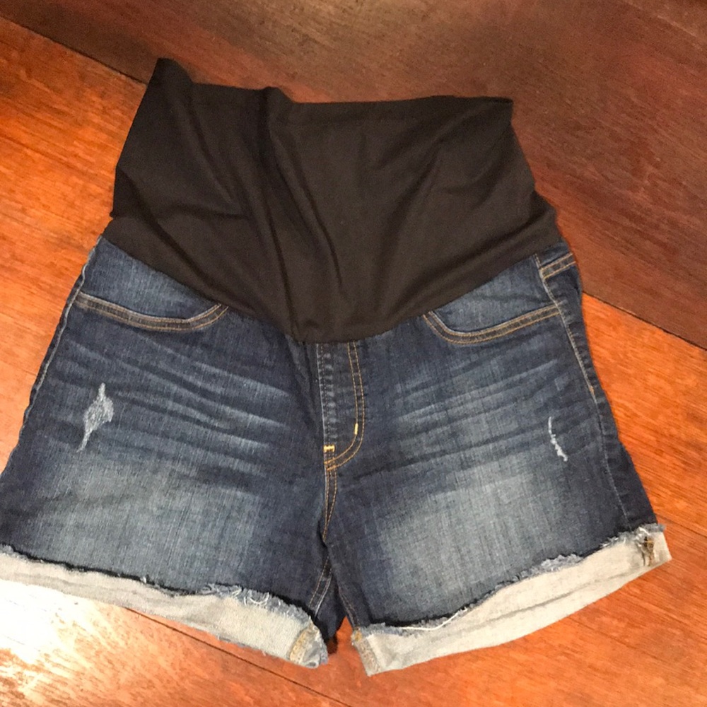 Maternity Jean Shorts